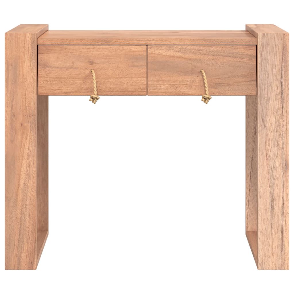 vidaXL Console Table 90x35x75 cm Solid Teak Wood