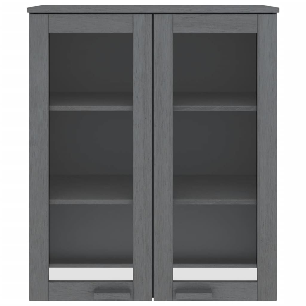 vidaXL Top for Highboard HAMAR Dark Grey 85x35x100cm Solid Wood Pine