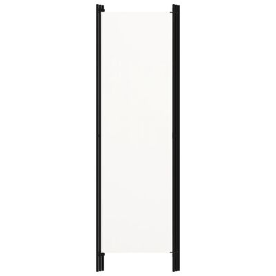 vidaXL 3-Panel Room Divider White 150x180 cm