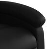 vidaXL Massage Recliner Chair Black Faux Leather