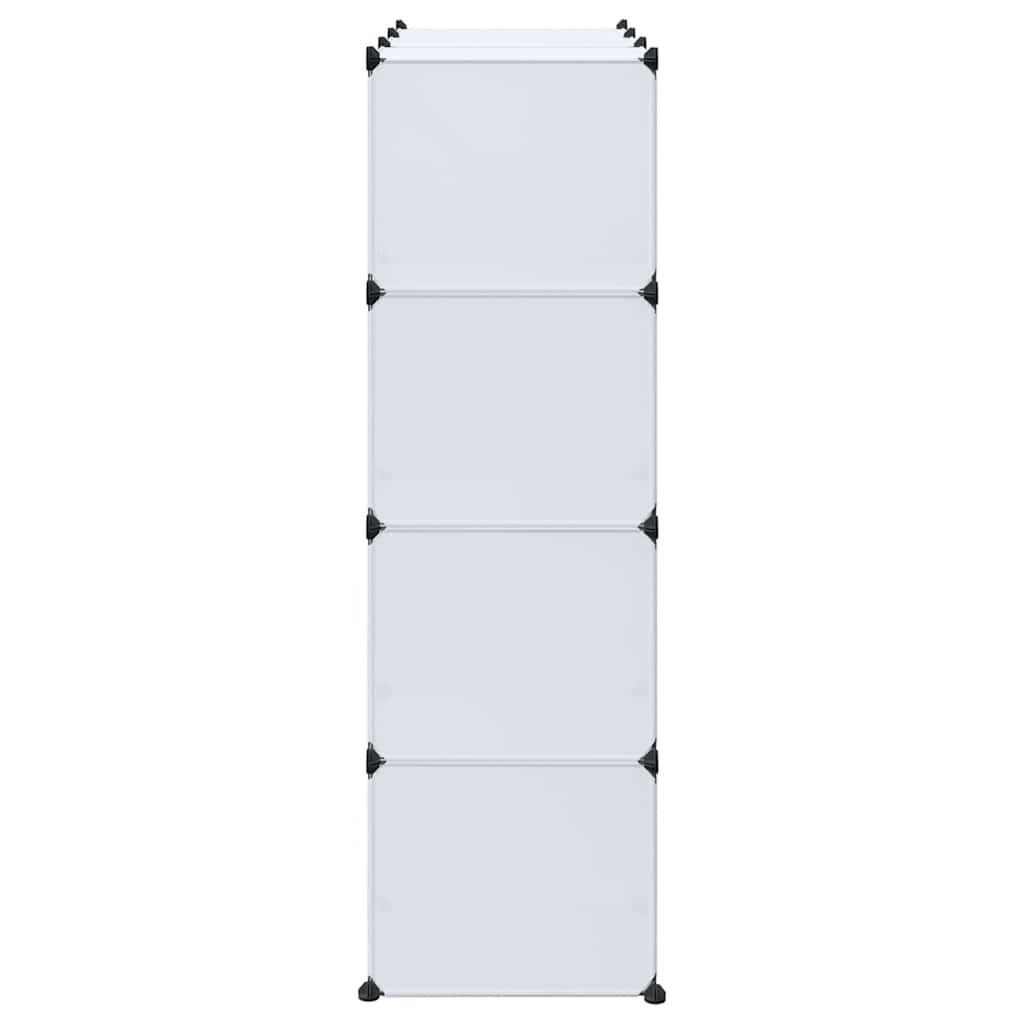 vidaXL Modular Cabinet with 9 Compartments 109x36.5x143 cm White