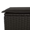 vidaXL 8 Piece Garden Sofa Set with Cushions Grey Poly Rattan