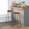 vidaXL Gavin Bar Stools 2 pcs 50x40x78 cm Solid Wood Mango