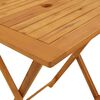 vidaXL Folding Garden Table 60x60x75 cm Solid Acacia Wood