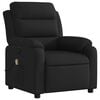 vidaXL Massage Recliner Chair Black Fabric