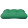 vidaXL Pallet Cushion Green 58x58x10 cm Fabric