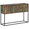 vidaXL Console Table 110x30x75 cm Solid Wood Reclaimed and Iron