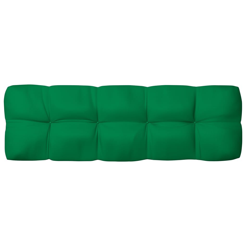 vidaXL Pallet Sofa Cushions 7 pcs Green