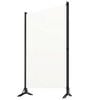 vidaXL 3-Panel Room Divider White 260x180 cm