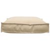 vidaXL Cushion Beige 70 x 70 x 12 cm Oxford Fabric