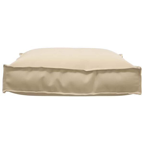 vidaXL Cushion Beige 70 x 70 x 12 cm Oxford Fabric