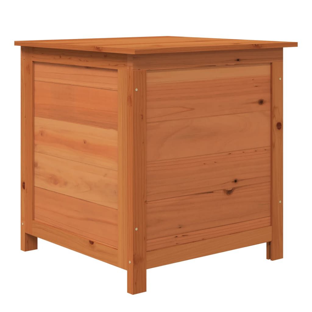 vidaXL Outdoor Cushion Box Brown 50x50x56 cm Solid Wood Fir