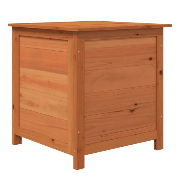 vidaXL Outdoor Cushion Box Brown 50x50x56 cm Solid Wood Fir