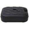 vidaXL Umbrella Base Sand/Water Filled 24 L Black