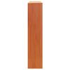 vidaXL Radiator Cover Wax Brown 108.5x19x84 cm Solid Wood Pine