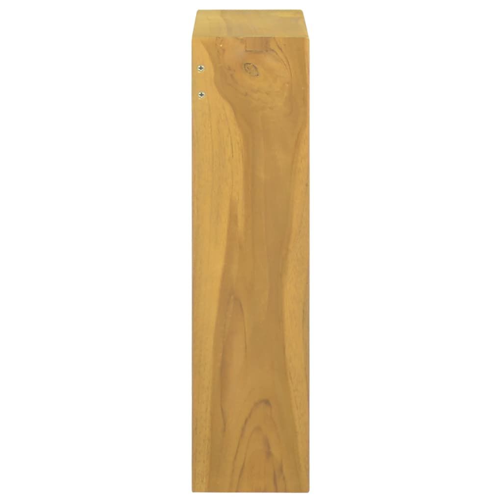 vidaXL Mirror Cabinet 30x10x40 cm Solid Wood Teak