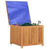 vidaXL Garden Storage Box 75x75x58 cm Solid Wood Acacia