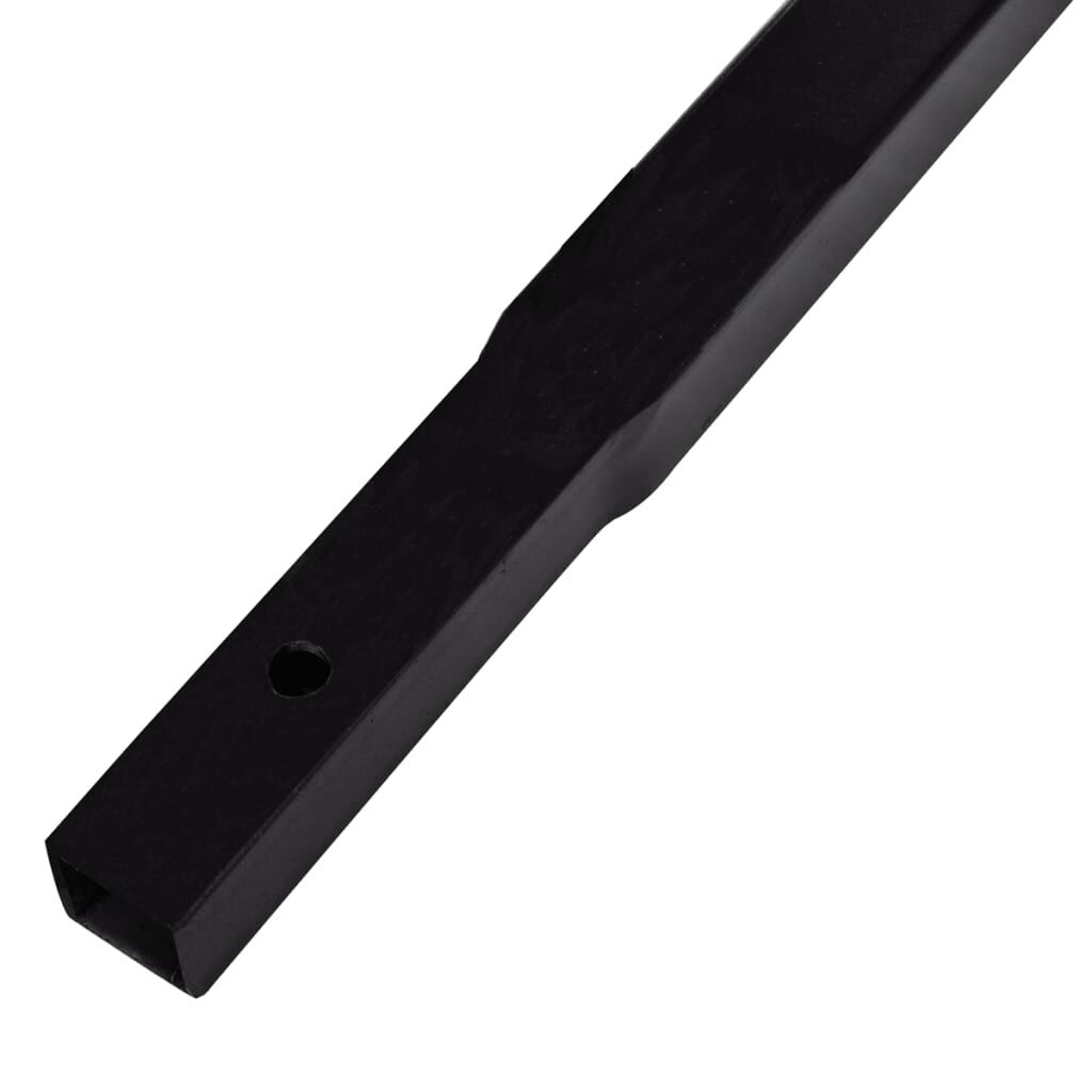 vidaXL Ground Drill with Handle 250 mm with Extension Tube 12 m Steel