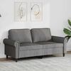 vidaXL 3-Seater Sofa Dark Grey 180 cm Velvet