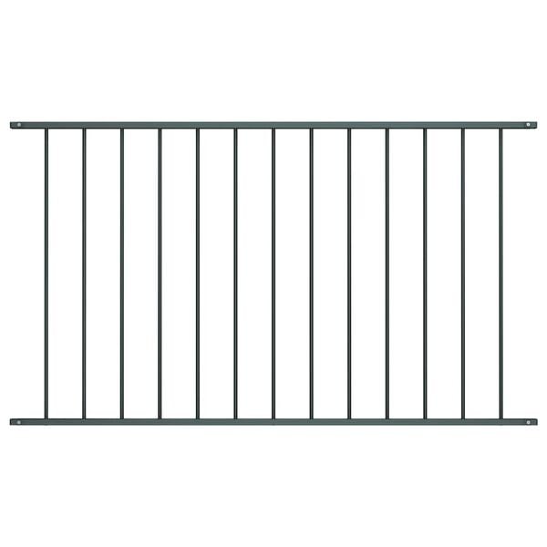 vidaXL Fence Panel Woerden Powder-coated Steel 1.7x0.75 m Anthracite