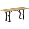 vidaXL Bench 110 cm Solid Reclaimed Wood