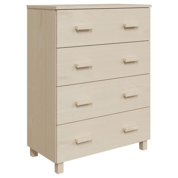 vidaXL Sideboard HAMAR Honey Brown 79x40x103.5 cm Solid Wood Pine