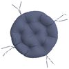 vidaXL Round Cushion Navy Blue &Oslash; 60x11 cm Oxford Fabric