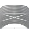 vidaXL Garden Raised Bed Galvanised Steel 152x80x68 cm Silver