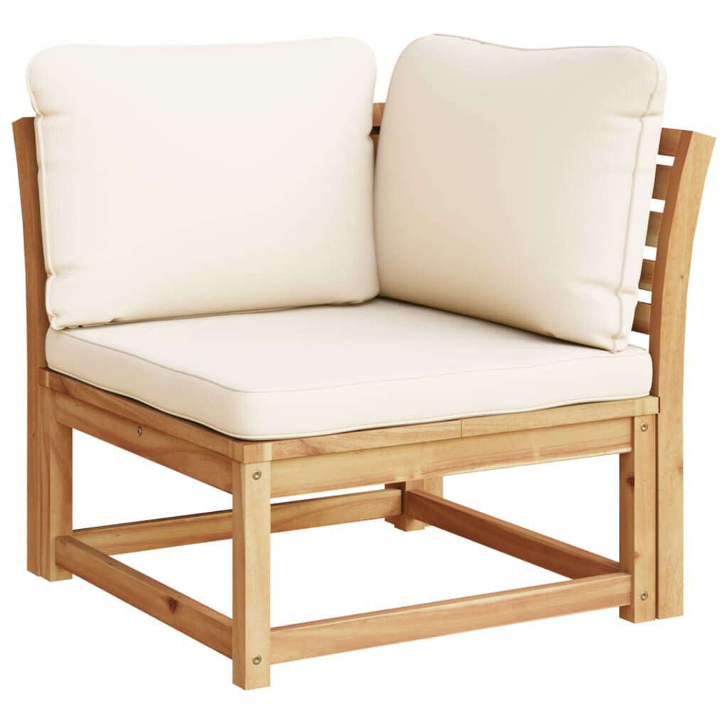 vidaXL 10 Piece Garden Lounge Set with Cushions Solid Wood Acacia