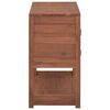 vidaXL Bathroom Cabinet 85x40x75 cm Solid Wood Teak