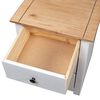 vidaXL Bedside Cabinet White 46x40x57 cm Pinewood Panama Range