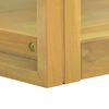vidaXL Wall-mounted Bathroom Cabinet 90x45x35 cm Solid Wood Teak