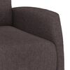 vidaXL Massage Chair Dark Brown Fabric