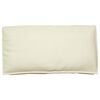 vidaXL Cushion Cream 120 x 60 x 12 cm Oxford Fabric