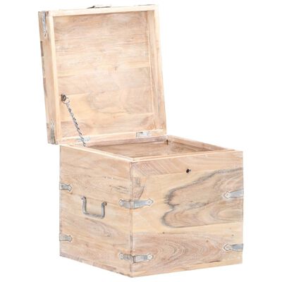 vidaXL Chest 40x40x40 cm Solid Acacia Wood