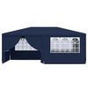 vidaXL Professional Party Tent with Side Walls 4x6 m Blue 90 g/m?