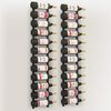 vidaXL Wall Mounted Wine Racks for 12 Bottles 2 pcs Black Iron