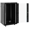 vidaXL 18U Network Cabinet with Swivel Feet 19" IP20 60x60x100 cm