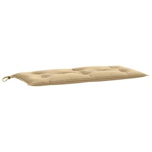 vidaXL Garden Bench Cushion Melange Beige 100x50x7 cm Fabric