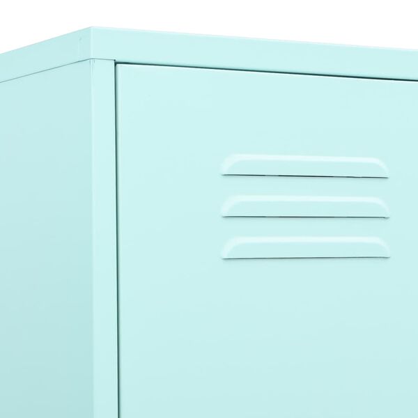 vidaXL Locker Cabinet Mint 35x46x180 cm Steel