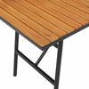 vidaXL Dining Table Brown 110 x 55 x 62 cm Solid Acacia Wood