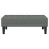 vidaXL Bench Dark grey 113 x 57 x 39 cm Fabric