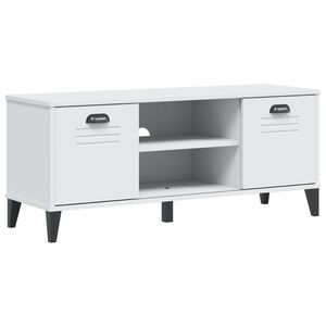 vidaXL Shoe Bench VIKEN White 106x35x45 cm Engineered Wood