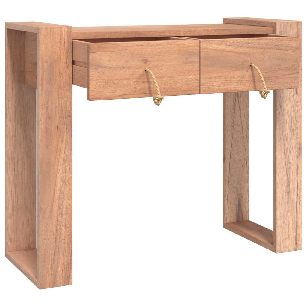 vidaXL Console Table 90x35x75 cm Solid Teak Wood