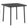 vidaXL 5 Piece Outdoor Dining Set Steel Dark Grey