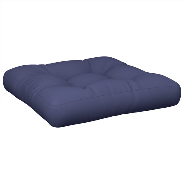 vidaXL Pallet Cushion Navy Blue 58x58x10 cm Oxford Fabric