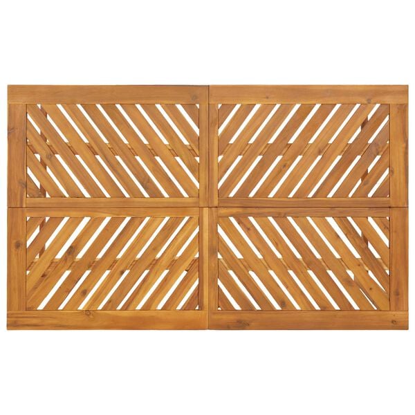 vidaXL 4 Piece Garden Dining Set Solid Wood Acacia