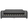 vidaXL Day Bed without Mattress Dark Grey 100x190 cm Fabric