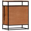 vidaXL Side Cabinet 60x35x76 cm Solid Reclaimed Wood and Steel
