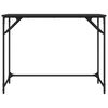 vidaXL Desk Black 100x45x76 cm Engineered Wood and Powder-coated Steel